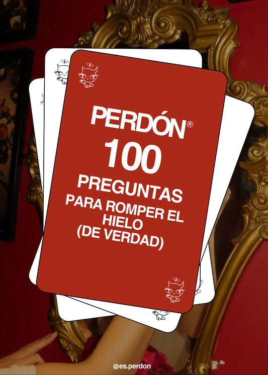 Cartas para romper el hielo (de verdad) PERDÓN®