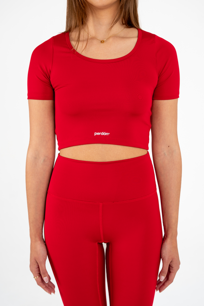 Crop Top Rojo PERDÓN®