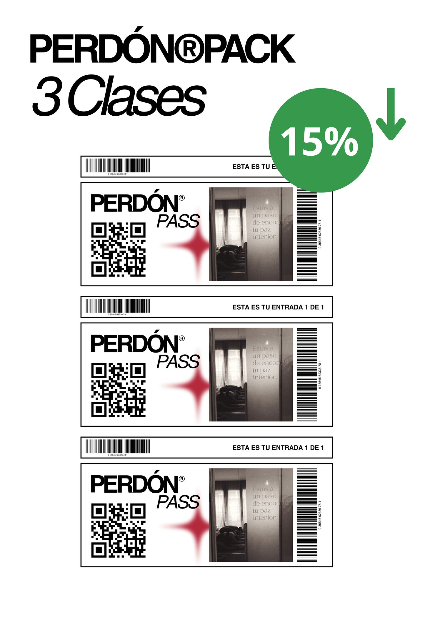 PERDÓN®PACK: 3 Clases