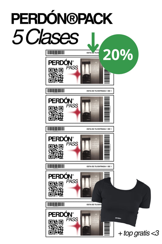 PERDÓN®PACK: 5 Clases